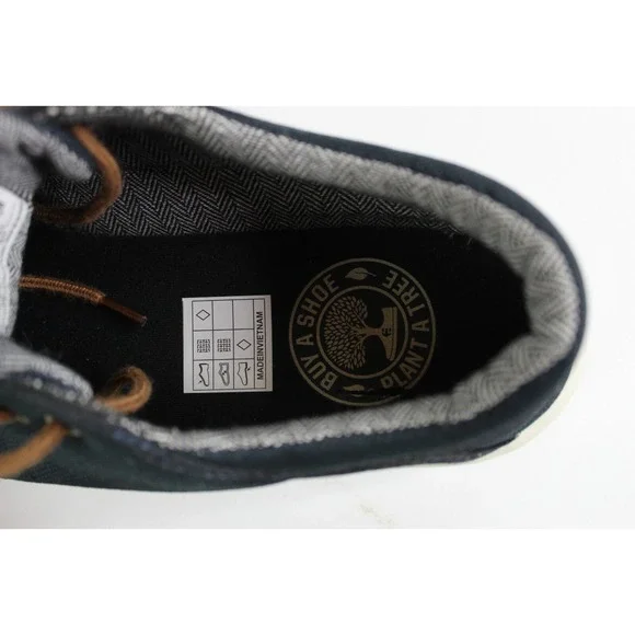 ETNIES SKATE SHOES MEN'S SCOUT NAVY BLUE BROWN WHITE SIZE 10 EUC - Picture 7 of 7